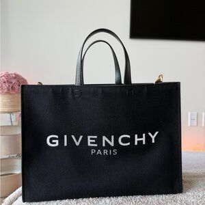 Givenchy Black Canvas Tote